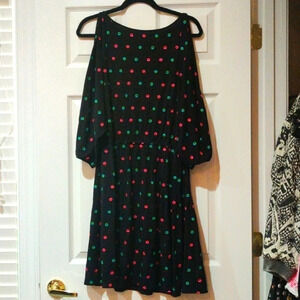 Marc Jacobs cold shoulder skater dress